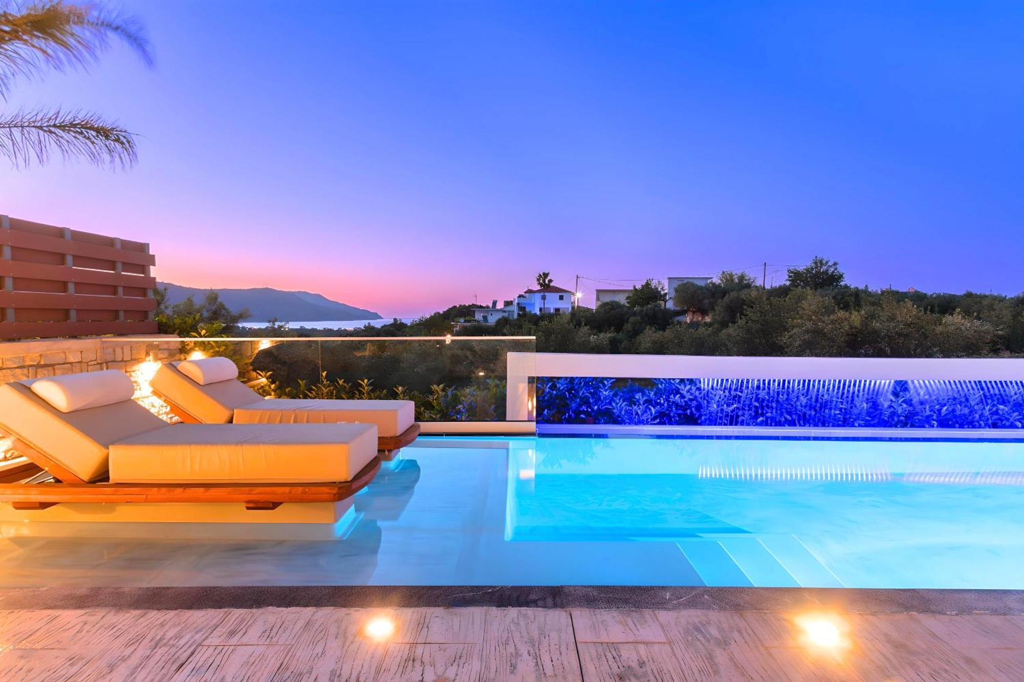 Minoas Villas Heated Pool Kurnász Kültér fotó