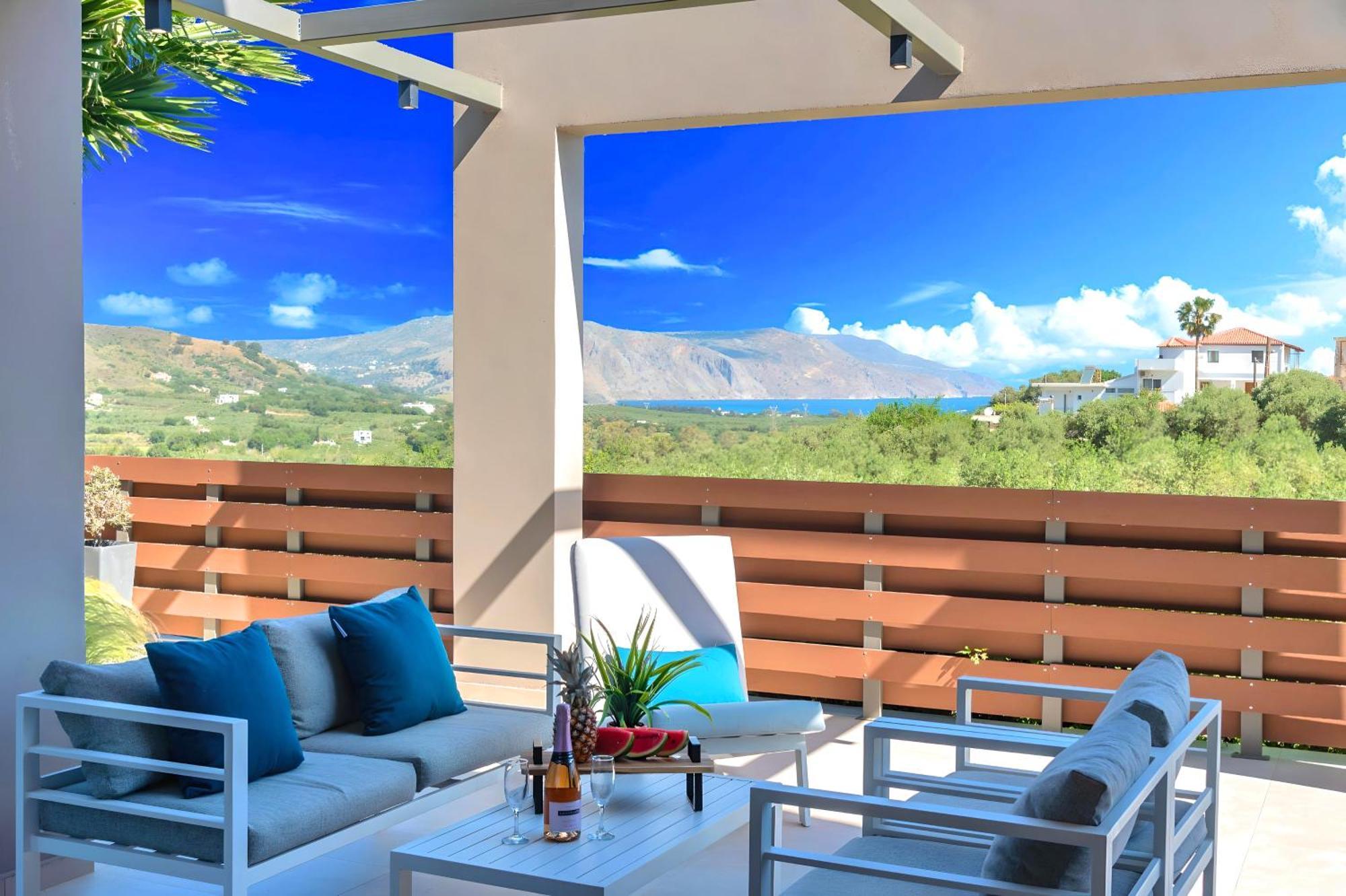 Minoas Villas Heated Pool Kurnász Kültér fotó