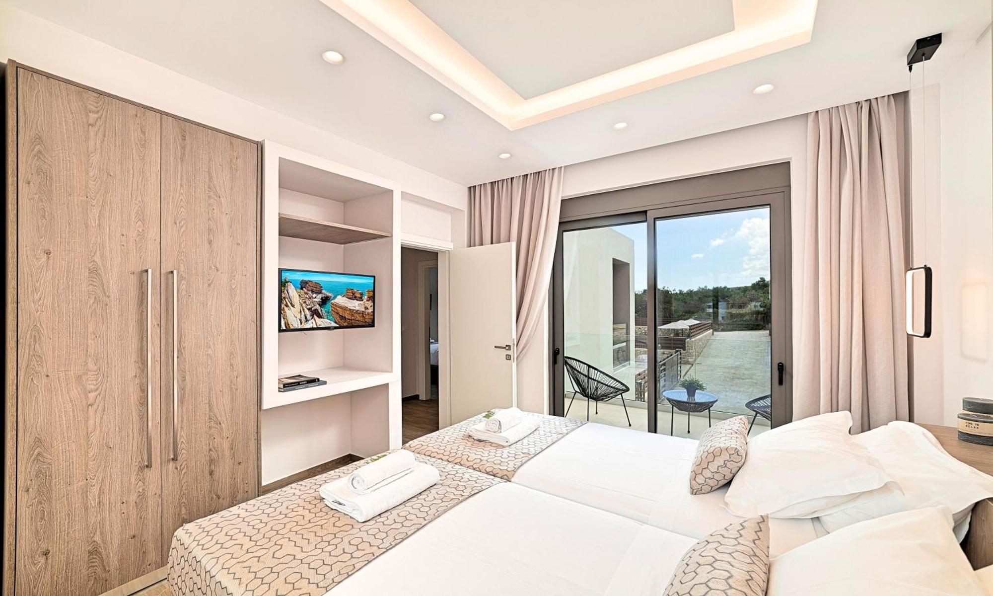 Minoas Villas Heated Pool Kurnász Kültér fotó