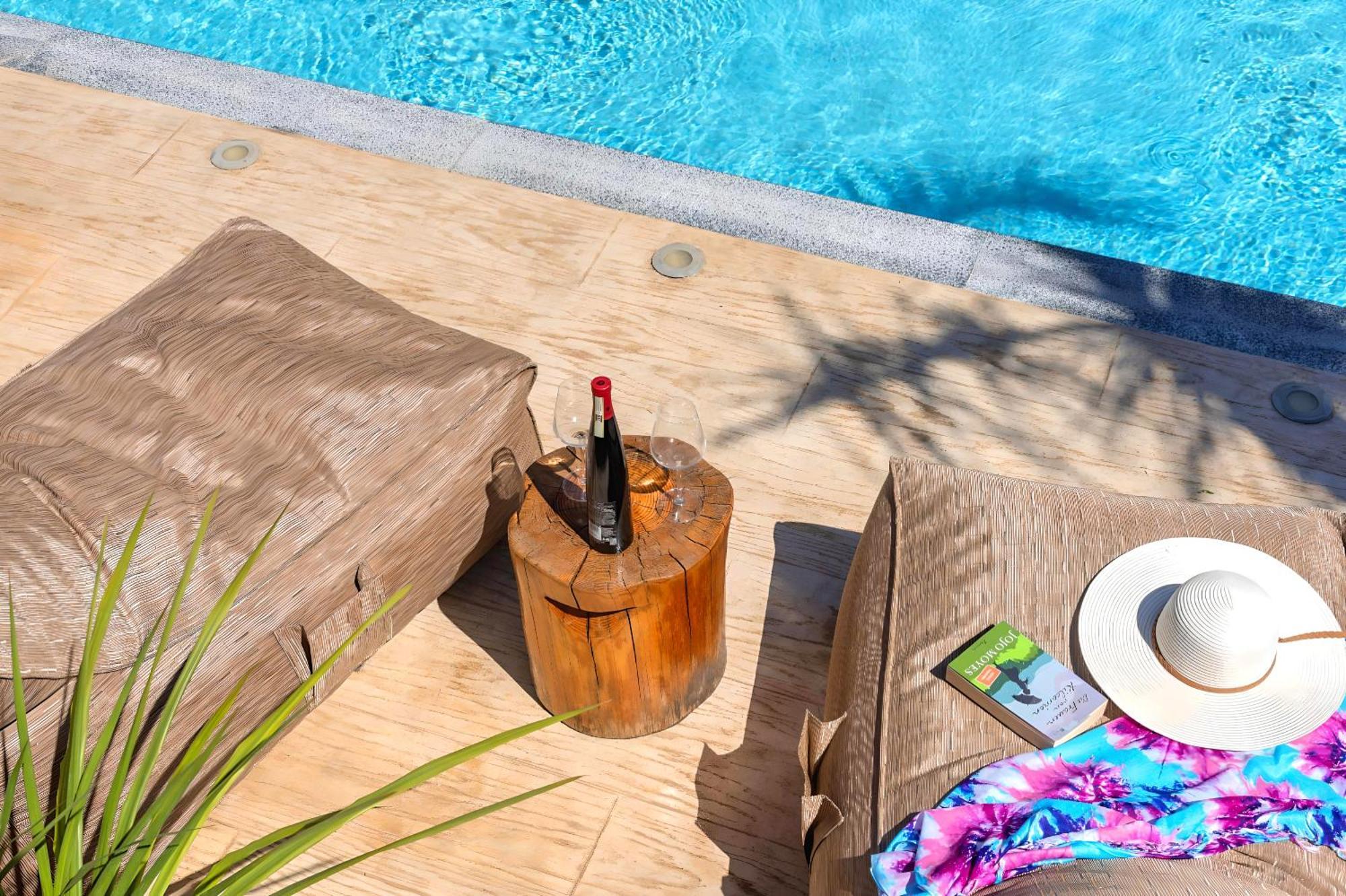 Minoas Villas Heated Pool Kurnász Kültér fotó